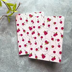 Raspberry Bee Pink Mini Notebook Lined Page - 2 Pack | Simpliday Paper